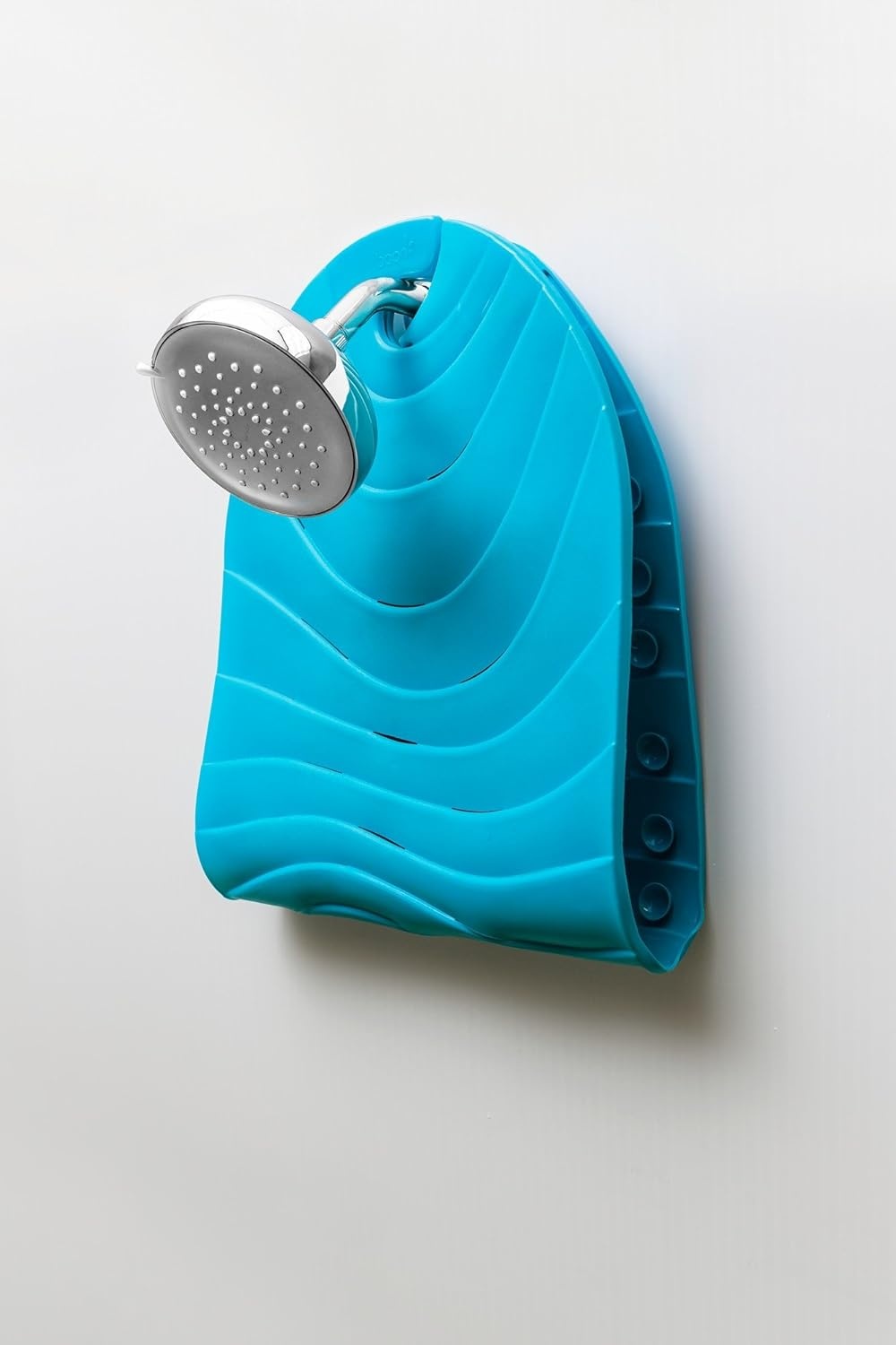 image:imageBoon B11192 RIPPLE Textured Non Slip Baby Bath Tub Mat with Hanging Hook and Drain Holes BlueRipple