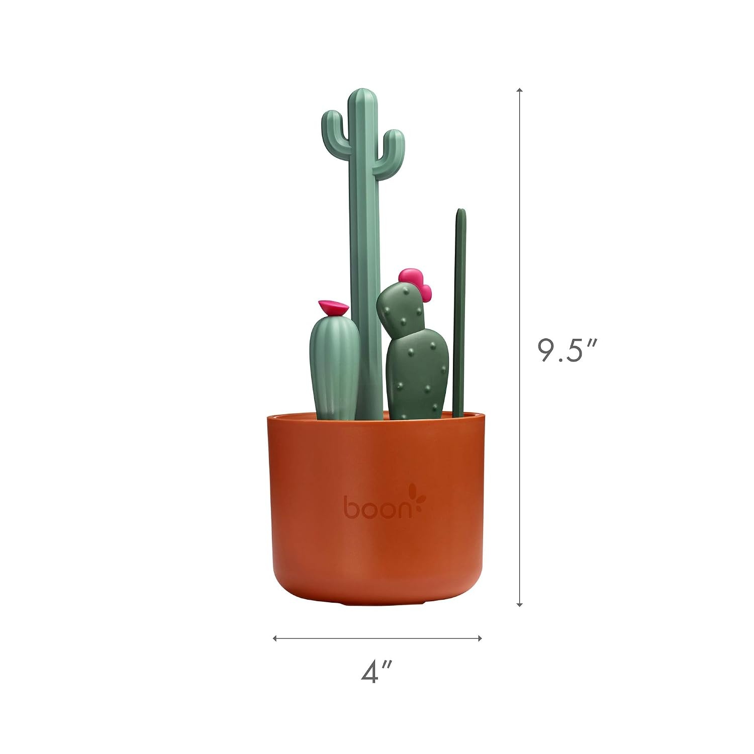 image:imageBoon Cacti Bottle Cleaning Brush Set Terracotta 4 Piece Set4 Piece Set