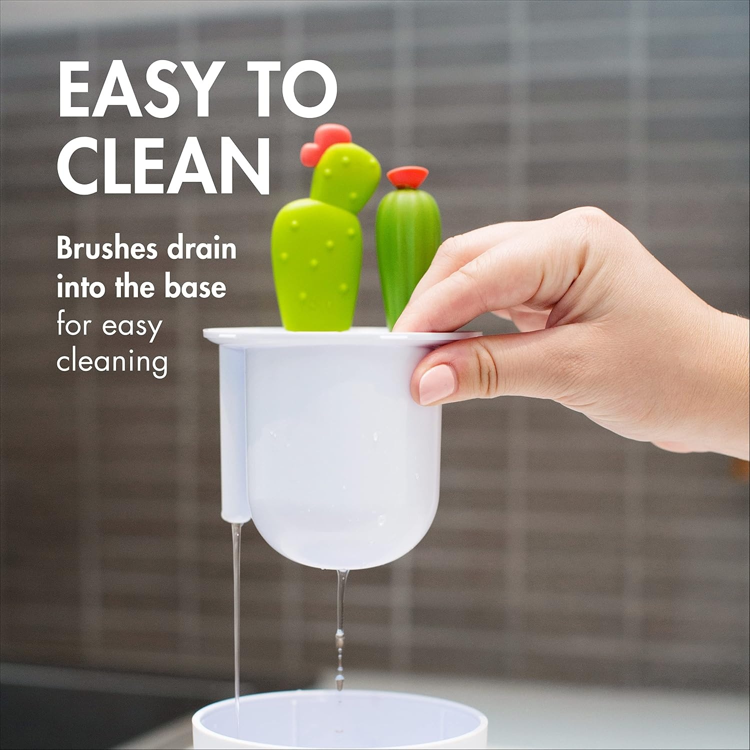 image:imageBoon Cacti Replacement Baby Bottle Brushes Includes Bottle Cleaner Brush Straw Cleaner Brush Nipple Brush and Detail Brush for Baby Bottles Newborn Essentials Sage 4 Count4 Piece Set Pack of 12