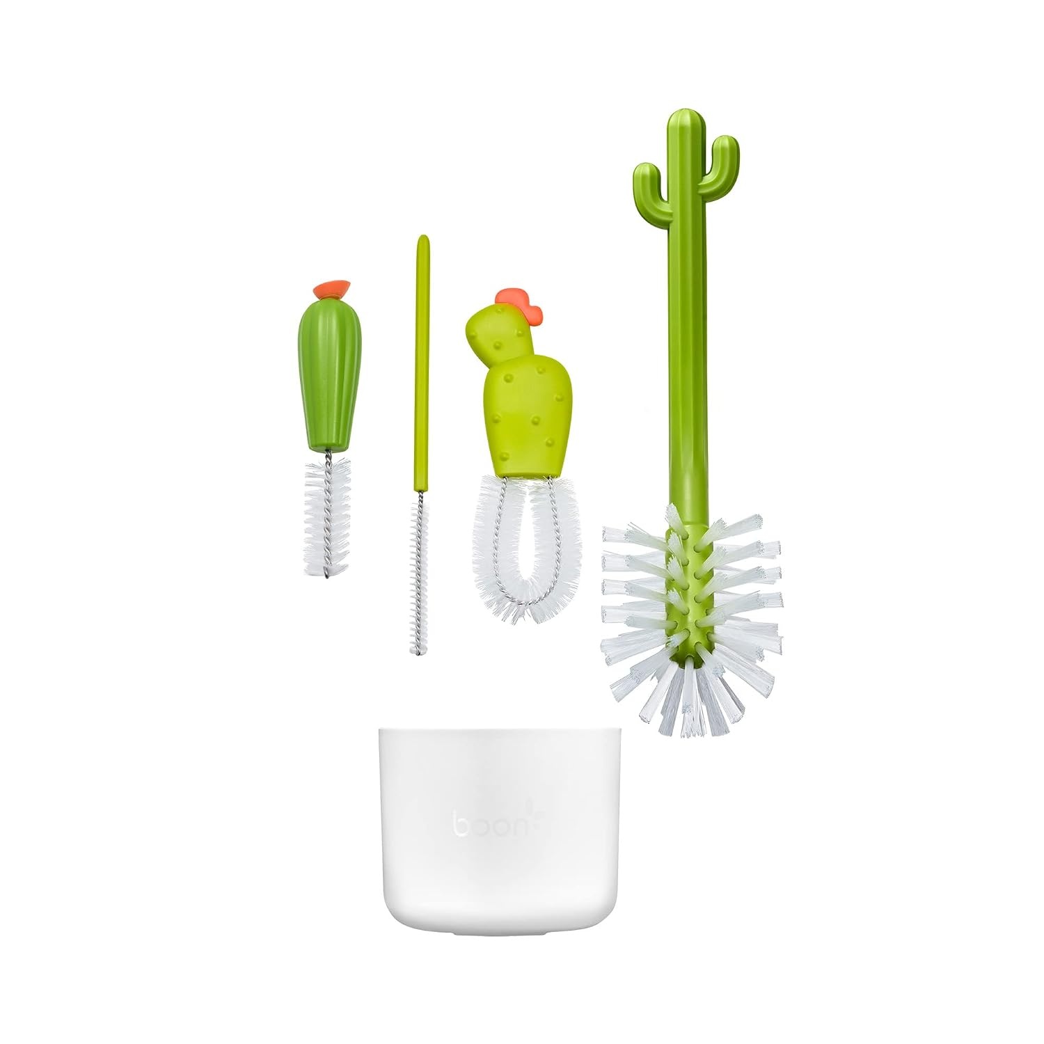 image:imageBoon Cacti Replacement Baby Bottle Brushes Includes Bottle Cleaner Brush Straw Cleaner Brush Nipple Brush and Detail Brush for Baby Bottles Newborn Essentials Sage 4 Count4 Piece Set Pack of 12
