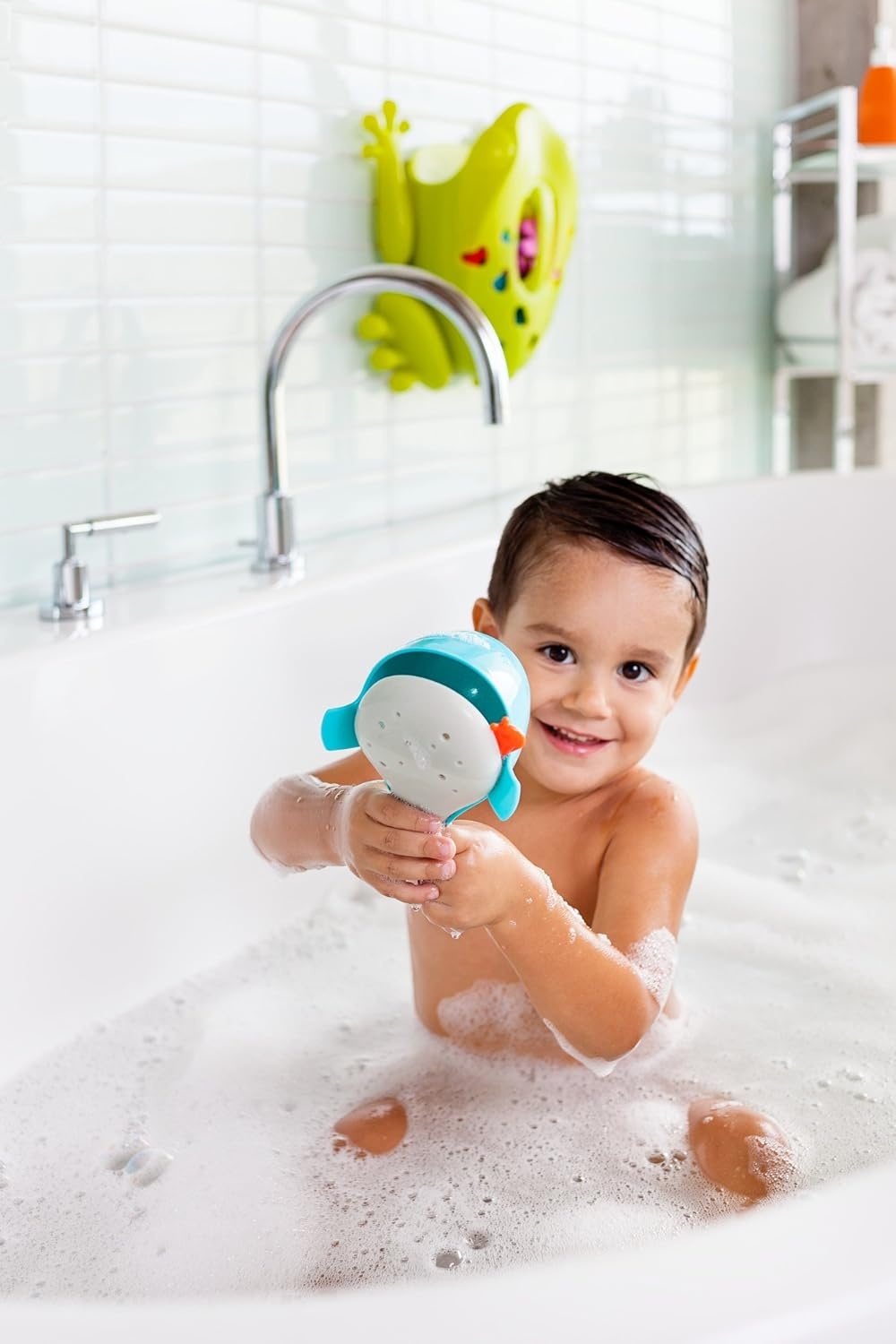 image:imageBoon Chomp Whale Bath Toy Interactive Baby Bath Toys for Sensory Fun Sensory Toddler Toys for Bath Time Baby Gifts and Stocking Stuffers Ages 12 Months and UpAqua