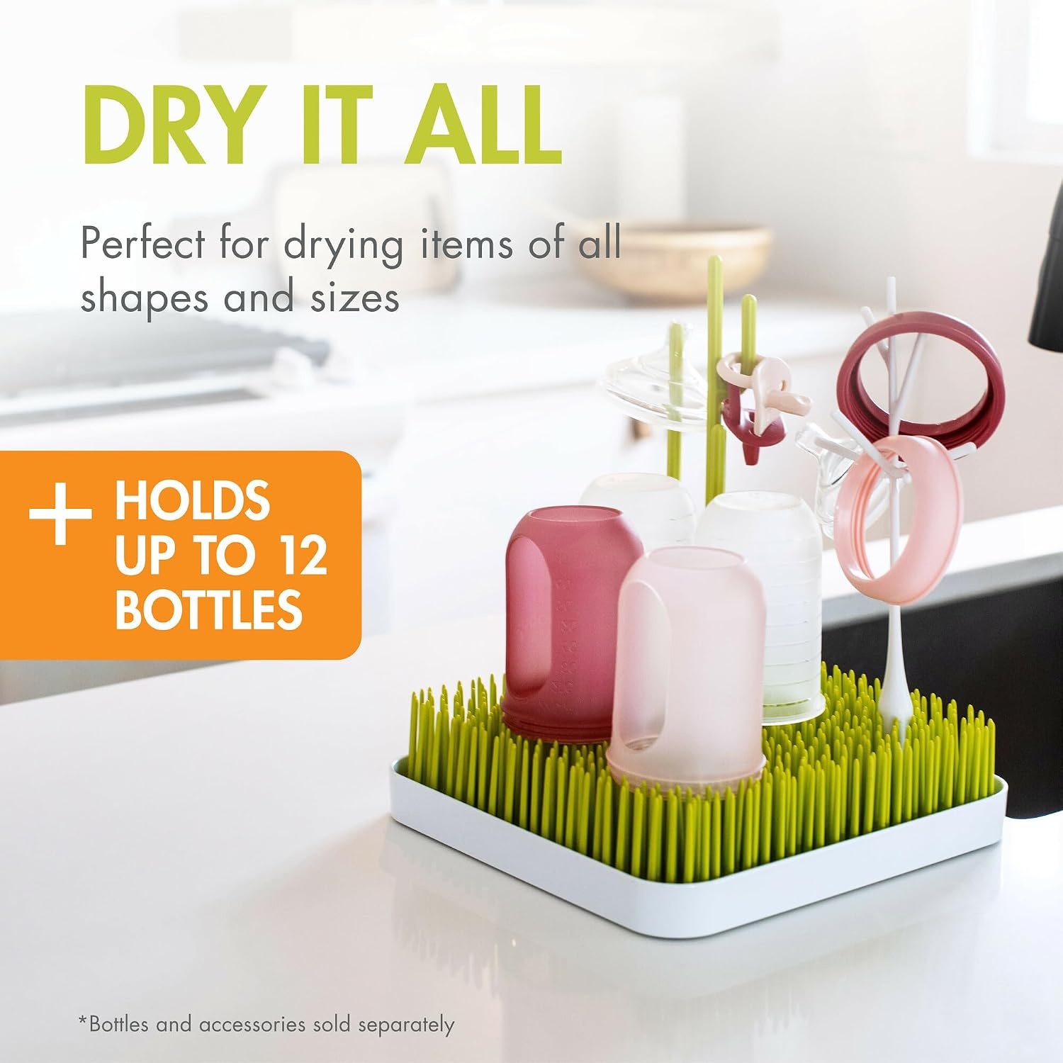 image:imageBoon Grass Countertop Drying Rack Green