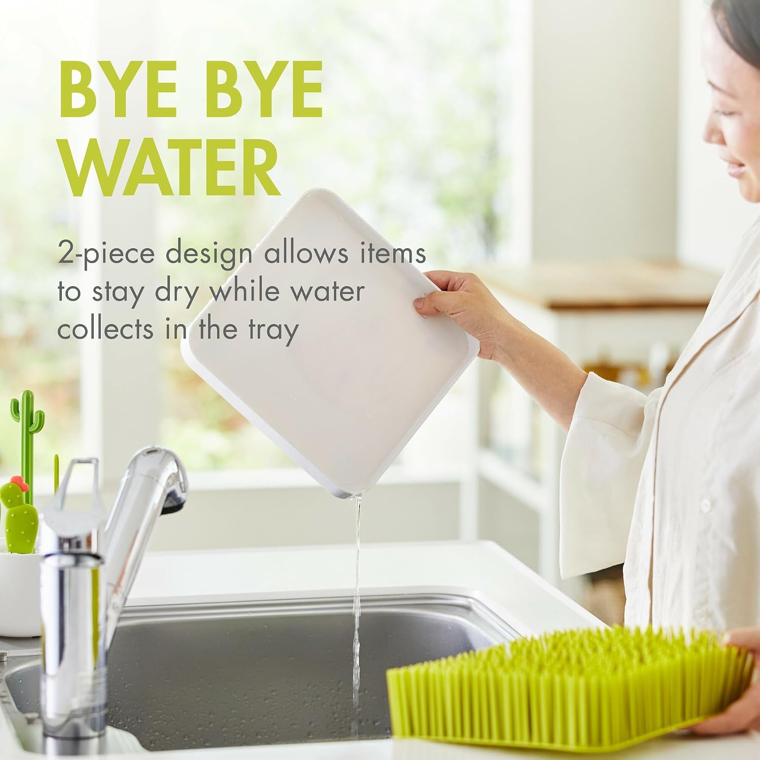 image:imageBoon Grass Countertop Drying Rack Green