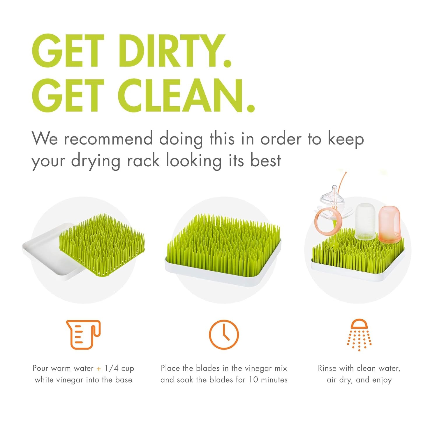 image:imageBoon Grass Countertop Drying Rack Green
