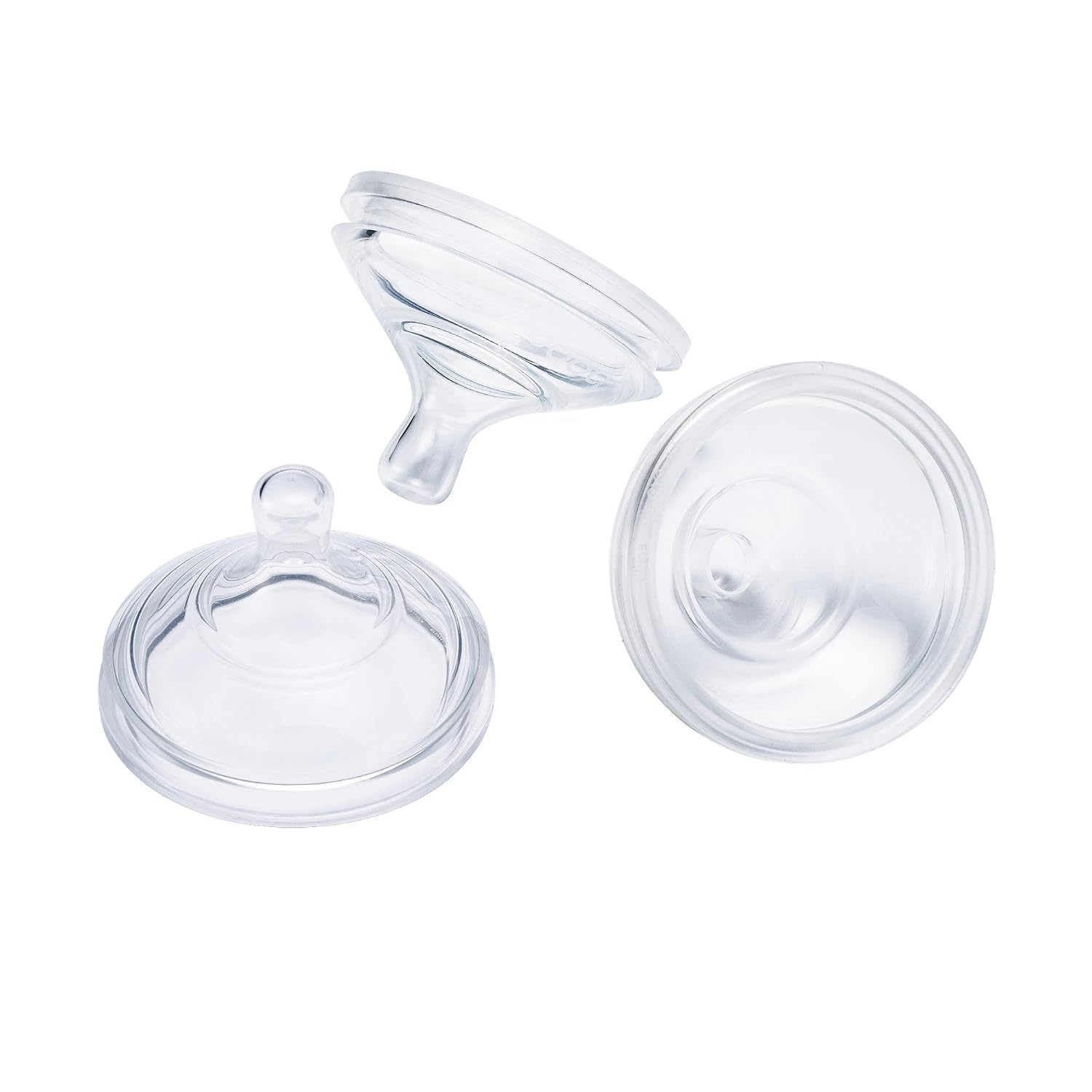 image:imageBoon NURSH Reusable Silicone Baby Bottles amp NURSH Storage Buns Pack of 3 BlueWhite3 Count Pack of 1 amp NURSH Silicone Replacement Nipple Pack of 3