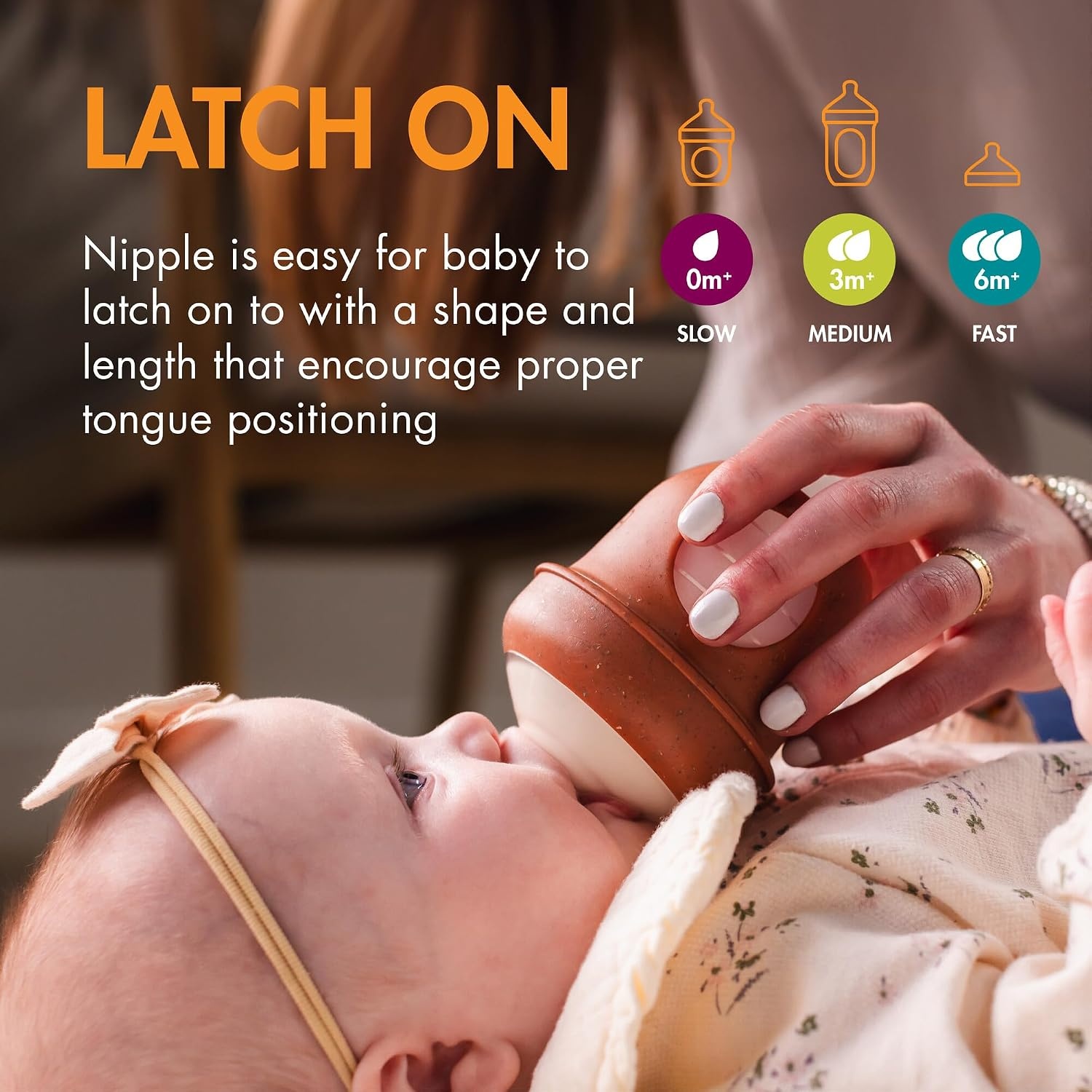 image:imageBoon Nursh Baby Bottle Gift Set Baby Feeding Essentials for New Moms Includes 4 Oz and 8 Oz Baby Bottles Storage Lids Fast Flow Nipples Storage Buns Straw Lid and Mod Baby Bottle Brush Set