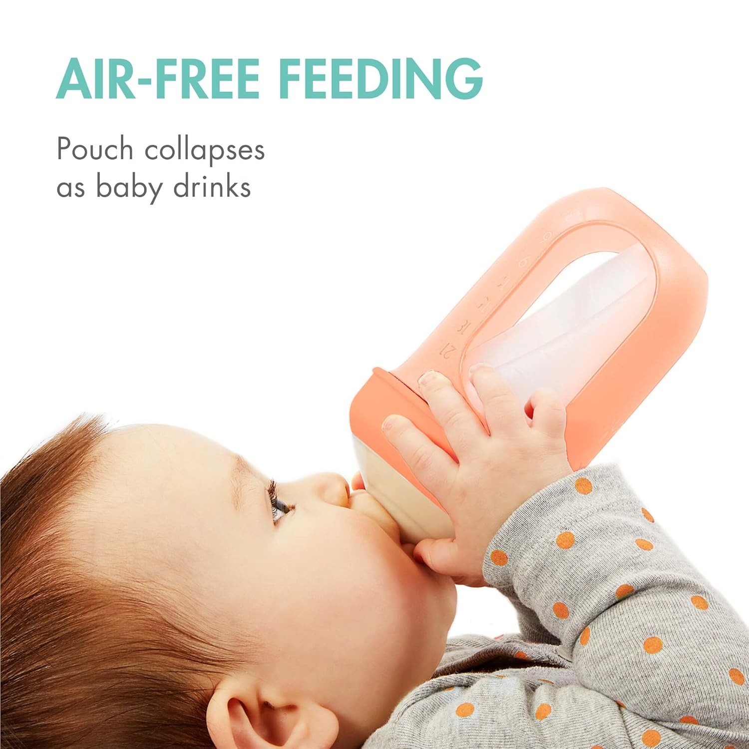 image:imageBoon Nursh Bottles Medium Flow Silicone Baby Bottles Help Ease Colic Symptoms Formula and Breast Milk Only Touch Platinum FoodSafe Silicone Mint 36 Months 3 Count 8 OunceMint