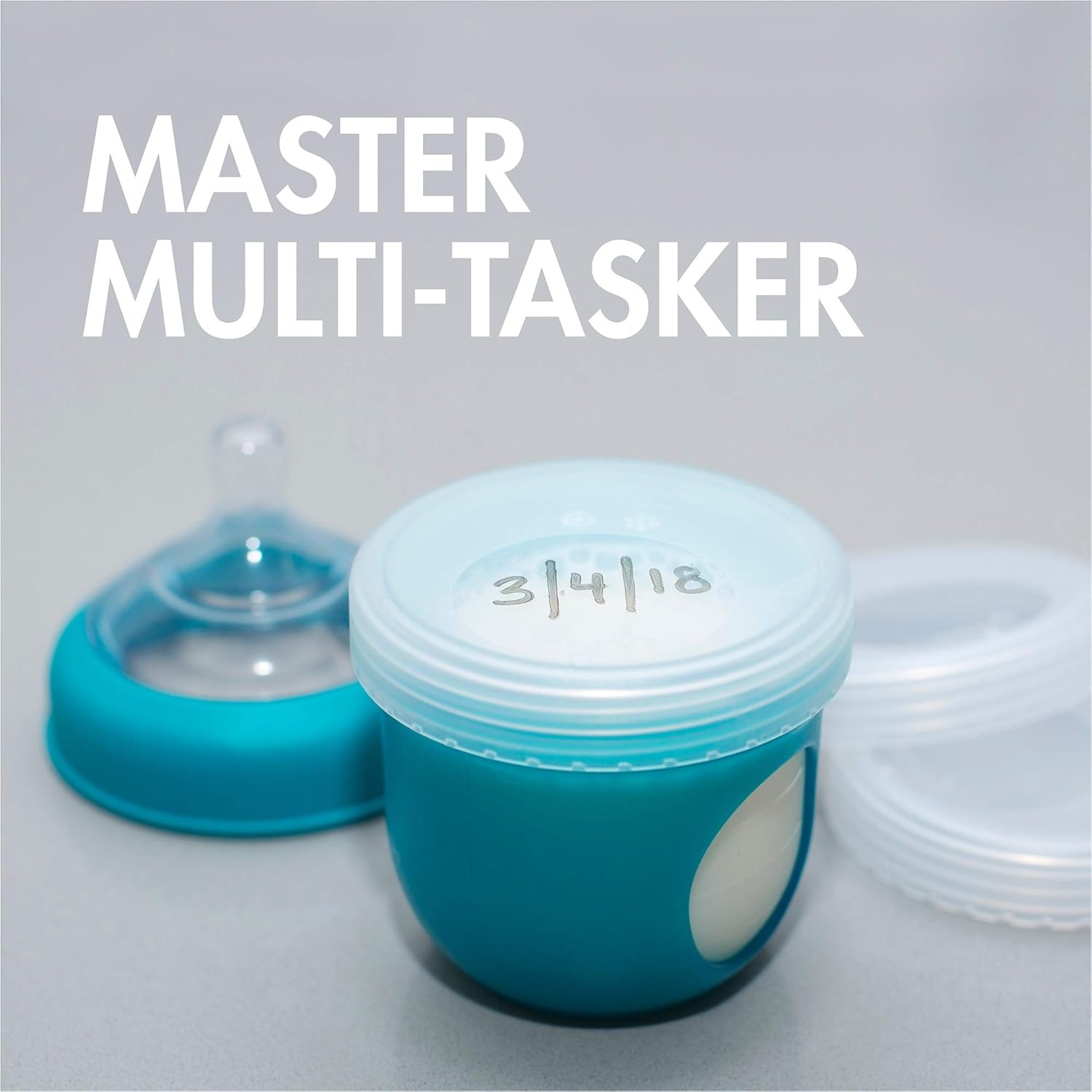 image:imageBoon Nursh Breast Milk Storage Lids Made for Boon Nursh Bottles Lids for Formula Travel Container Breastfeeding Essentials and Baby Feeding Supplies 3 Count