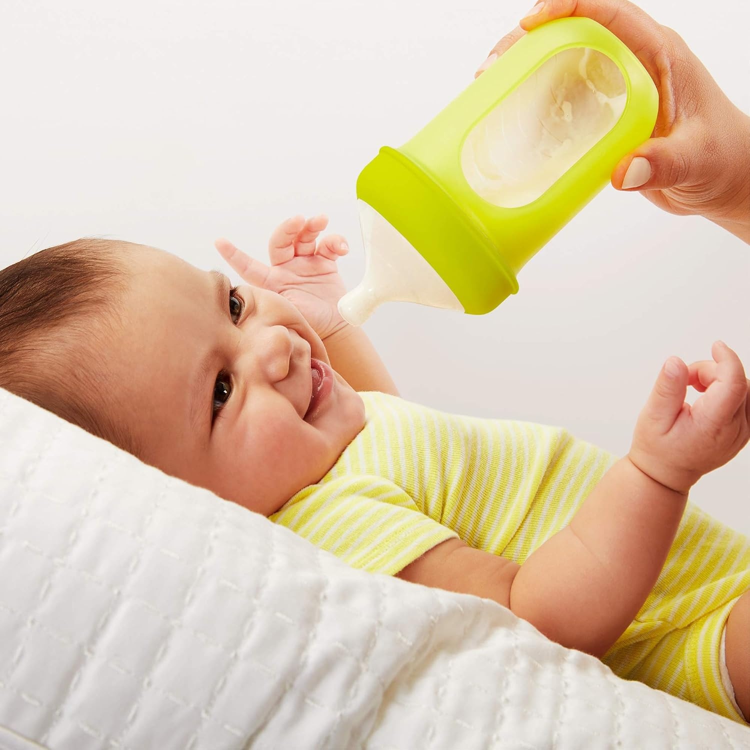 image:imageBoon Nursh Silicone Baby Bottle Nipples Bottle Nipples for Boon Nursh Baby Bottles Baby BottleFeeding Supplies Medium Flow Baby Bottle Nipples 3 Count3 Count Pack of 1