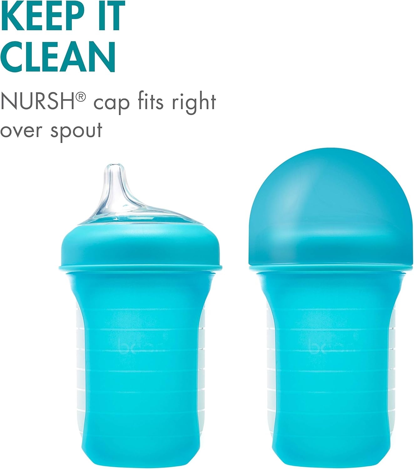 image:imageBoon Nursh Silicone Sippy Cup Lid Convertible Transitional Sippy Spouts for Nursh Baby Bottles Sippy Cup Lids for Babies Baby Feeding Supplies Ages 6 Months and Up 3 Count3 Count Pack of 1