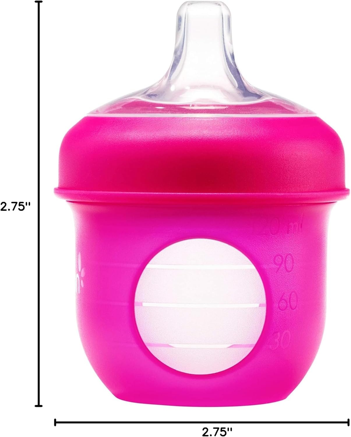 image:imageBoon Nursh Silicone Sippy Cup Lid Convertible Transitional Sippy Spouts for Nursh Baby Bottles Sippy Cup Lids for Babies Baby Feeding Supplies Ages 6 Months and Up 3 Count3 Count Pack of 1