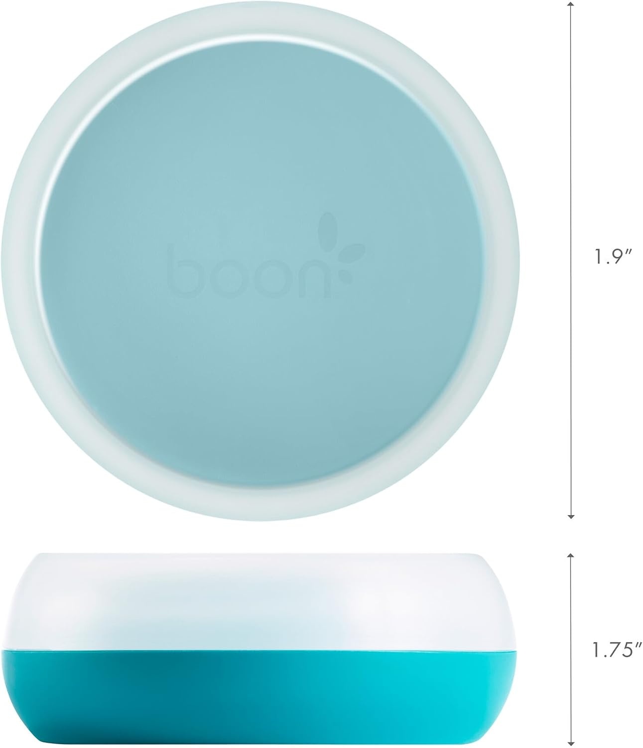 image:imageBoon Nursh Storage Buns Holds Boon Nursh Bottle Pouches Nipples and Pacifiers BottleFeeding Supplies Blue and White 3 CountBluewhite