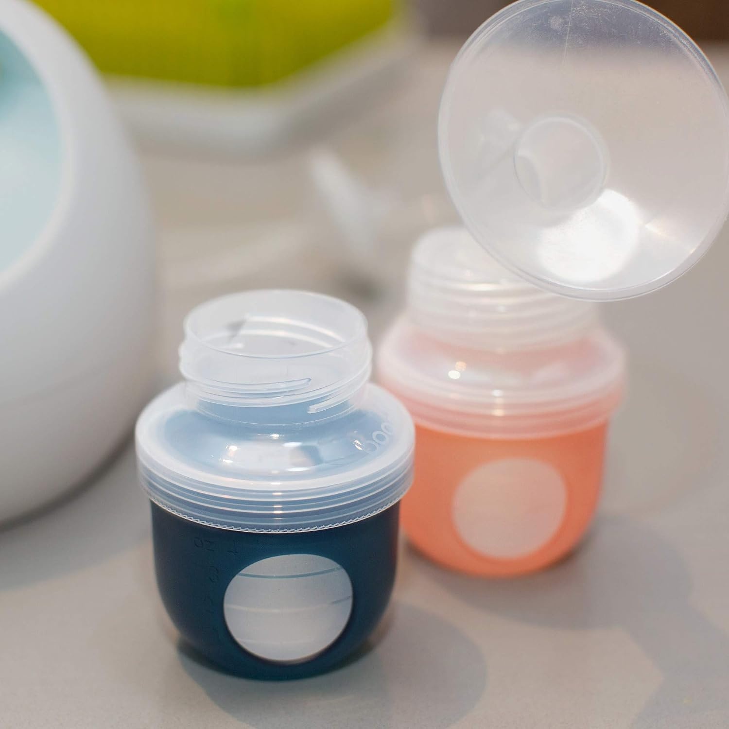 image:imageBoon Nursh Wide Neck Breast Pump Adaptor Works with Spectra and Avent Breast Pumps Compatible Nursh Bottles Breastfeeding and BottleFeeding Essentials 2 Count Pack of 2Wide 2 Count Pack of 2