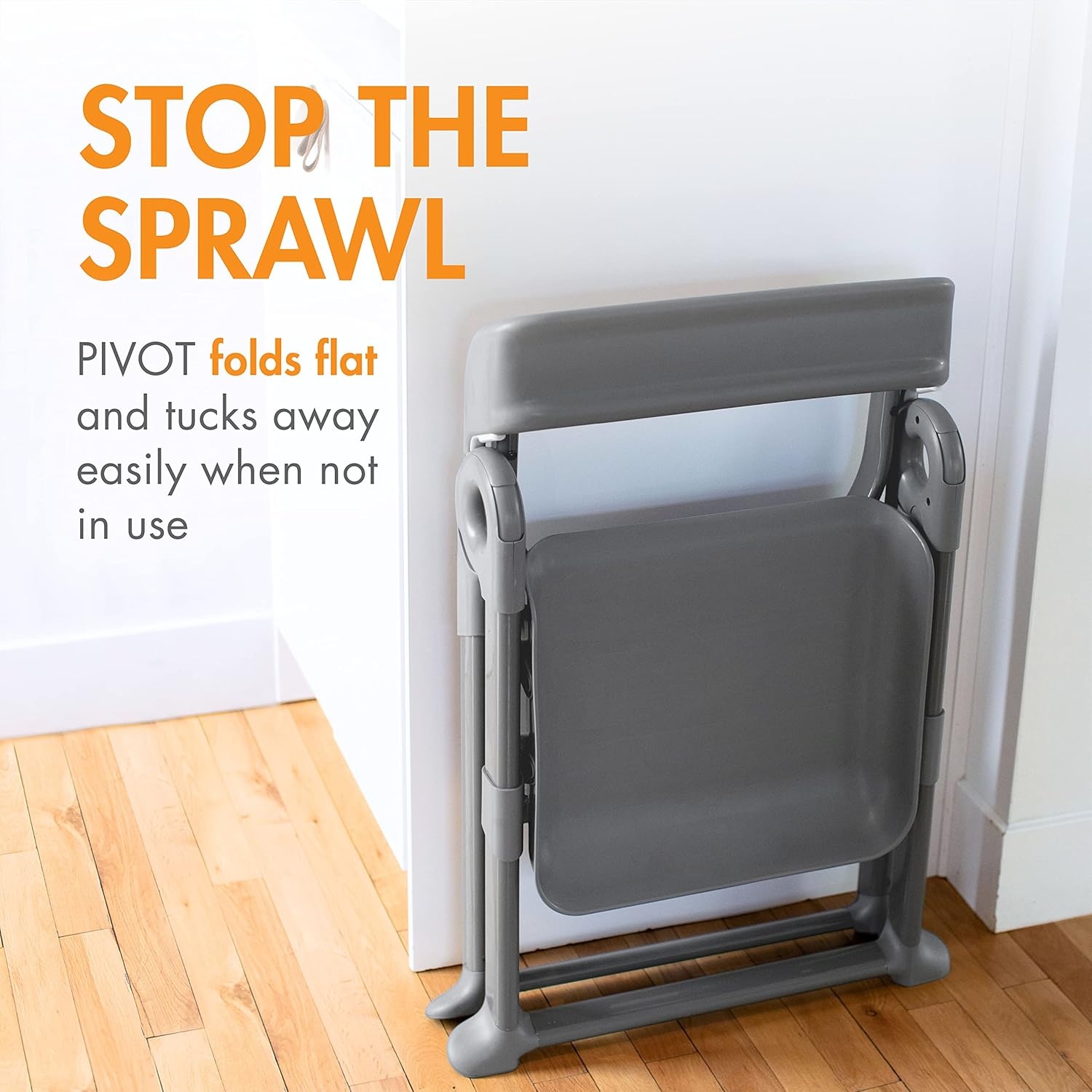 image:imageBoon Pivot Toddler Tower Folding Toddler Step Stool for Bathroom Sink or Kitchen Countertop Step Stool for Toddlers with CPC Certification Gray Ages 18 Months to 4 YearsGray