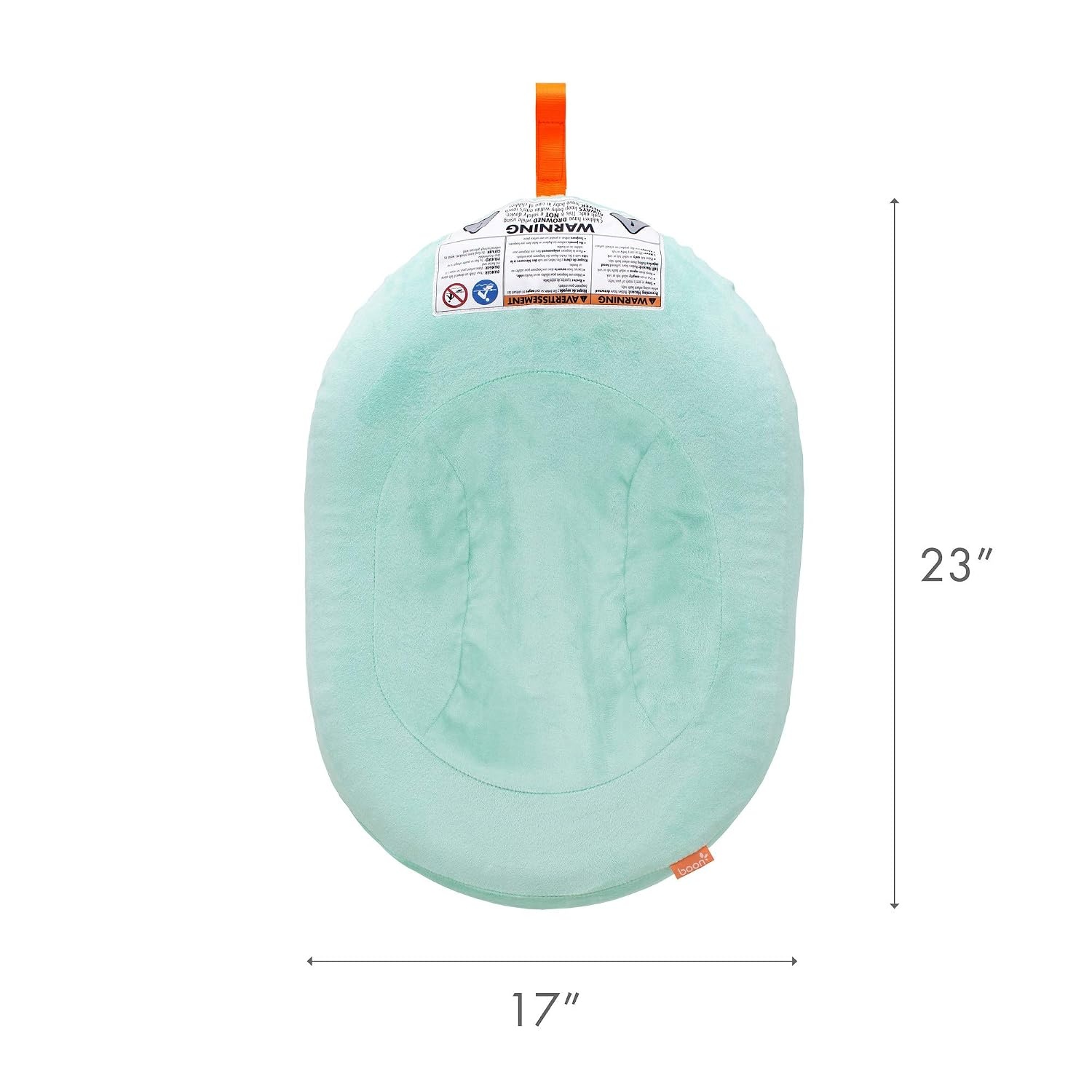 image:imageBoon Puff Inflatable Baby Bather Infant Bathtub Includes Microfleece Cover Swaddle Wings and Storage Bag Inflatable Baby Bathtub for Newborns and InfantsMint
