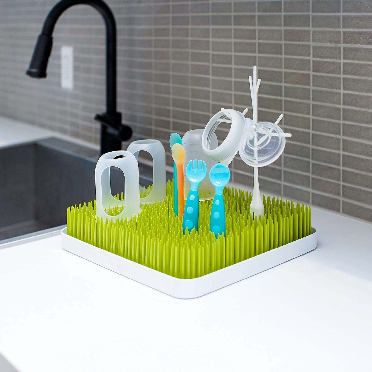 image:imageBoon Twig Baby Bottle Drying Rack Accessories Space Saving Baby Accessories for Baby BottleFeeding Supplies Bottle Rack Dryer Attachments for Baby Bottle Storage 2 CountStem Pack of 2