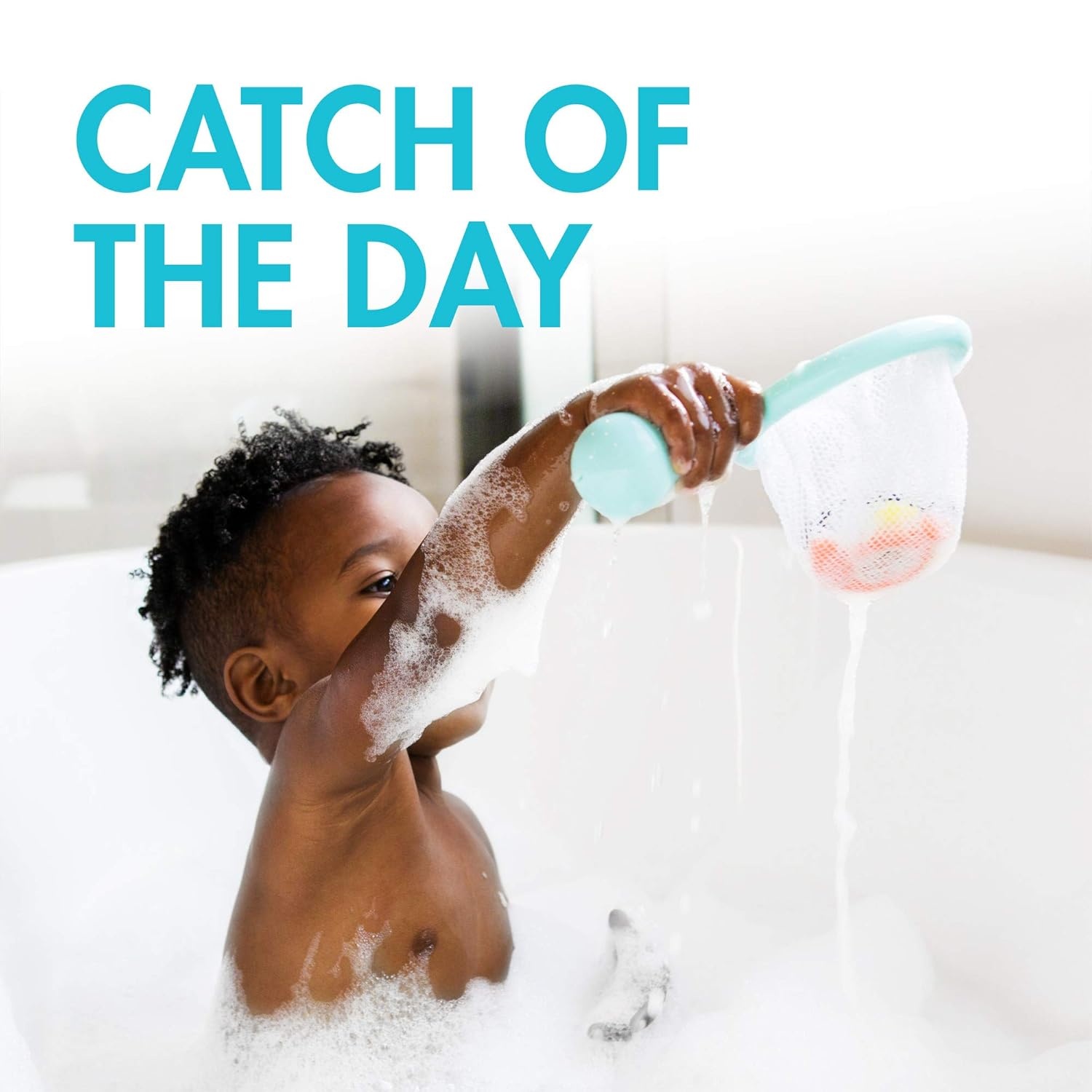 image:imageBoon Water Bugs Floating Bath Toys Includes Net and Three Bug Bathtub Toys Toddler Stocking Stuffers Toddler Sensory Toys Promotes Fine Motor Control Mint Ages 10 Months and UpMint