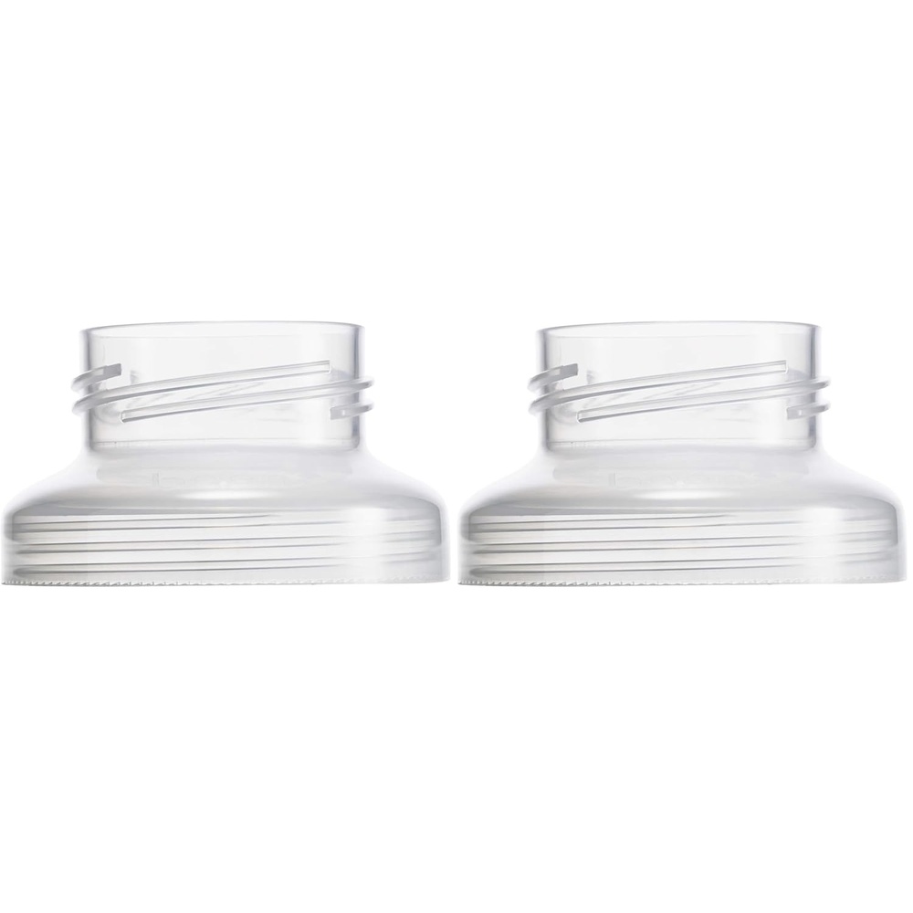 image:imageBoon Nursh Wide Neck Breast Pump Adaptor Works with Spectra and Avent Breast Pumps Compatible Nursh Bottles Breastfeeding and BottleFeeding Essentials 2 Count Pack of 2Wide 2 Count Pack of 2