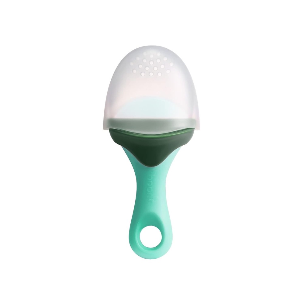 image:imageBoon Pulp Silicone Baby Fruit Feeder  Soft Silicone Baby Feeding  Fruit and Vegetable Baby Led Weaning Supplies  Baby Feeding Essentials  GreenMint  1 CountMintGreen