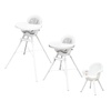 image:imageBoon GRUB Adjustable Baby High Chair  Convertible High Chair and Toddler Chair  High Chairs for Babies and Toddlers 6 Months to 6 Years  Dishwasher Safe  GrayWhite Highchair