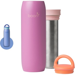 Boon Frosh Portable Breastmilk Chiller – Insulated Stainless Steel Cooler and Storage Container – Blue – Keeps Milk Cold for up to 17 Hours*(Purple)