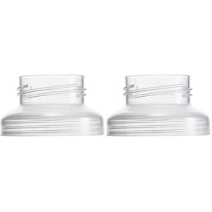 Boon Nursh Wide Neck Breast Pump Adaptor – Works with Spectra and Avent Breast Pumps – Compatible Nursh Bottles – Breastfeeding and Bottle-Feeding Essentials – 2 Count (Pack of 2)(Wide – 2 Count (Pack of 2))