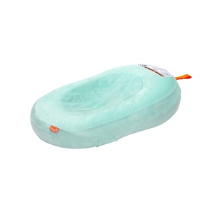 Boon Puff+ Inflatable Baby Bather – Infant Bathtub Includes Microfleece Cover, Swaddle Wings, and Storage Bag – Inflatable Baby Bathtub for Newborns and Infants(Mint)