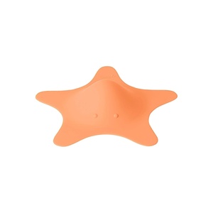 Boon Star Toddler Bathtub and Sink Drain Cover – Starfish Shaped – Easy to Clean Bath Stopper – Baby Bath Essentials(Orange Drain Cover)