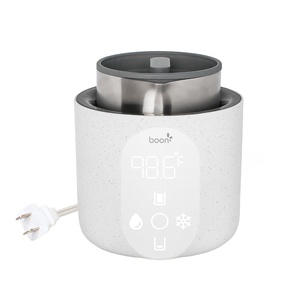 Boon Tempro Direct Heat Breastmilk Warmer – Retains Nutrients in Baby Formula and Breastmilk – Quick Liquid Warmer with Real Time Temp Reading – Breastfeeding Essentials(Direct Heat Liquid Warmer)