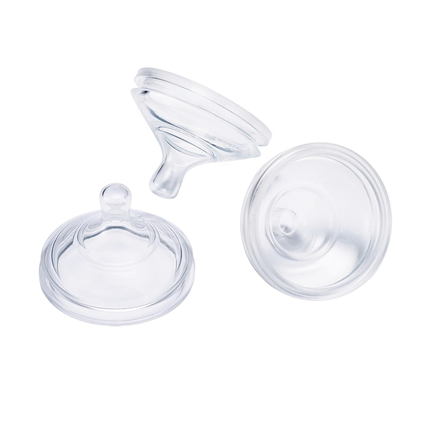 image:imageBoon Nursh Silicone Baby Bottle Nipples and Straw Sippy Cup Lids for Boon Nursh Bottles 3 Count Extra Slow Flow Nipples and 2 Count Conversion Straw Tops